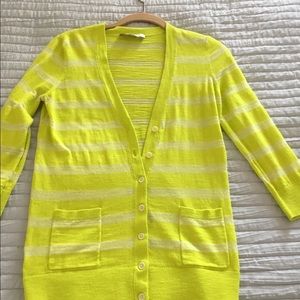 Striped cardigan with pockets